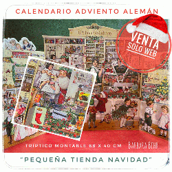 Calendario adviento TIENDA NAVIDAD Barbara Behr