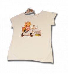 Camiseta biscuter adulto-M-Blanco