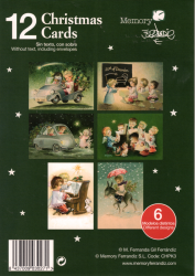Pack 12 Christmas+ sobres  (12 x 17cm). Serie "Monaguillos"· CHPK 3 