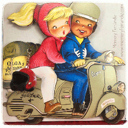 Cuento OLGA Y JORGE EN VESPA. Ferrándiz