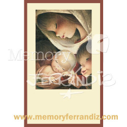 Estampas Comunión Ferrándiz  VIRGEN COLOR Memory Ferrándiz