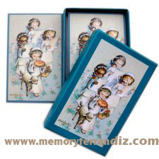 Estampas Comunión Ferrándiz -ANGELITOS CANTANDO- Memory Ferrándiz