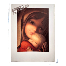 Lámina original "VIRGEN LÁGRIMA"  Lámina original "VIRGEN LÁGRIMA"