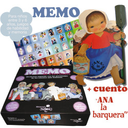 Juego MEMO + cuento "Ana la barquera".