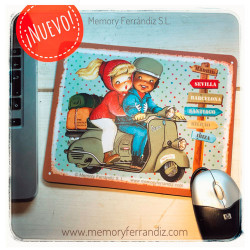 mouse pad scooter vespa Ferrándiz