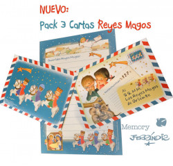 Cartas Reyes Magos Memory Ferrándiz. NUEVAS. Castellano.