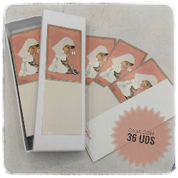 Puntos de Libro NIÑA ROSA. 36 ud. en cajita. NUEVO. Papel cartulina. Puntos de Libro NIÑA ROSA. 36 ud. en cajita. NUEVO. Papel cartulina.