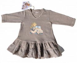 Vestido volante doble "Biscuter"-2 - 4 años-topo