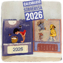 Calendario sobremesa 2026. 17x21 cm
