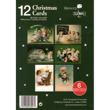 Pack 12 Christmas+ sobres  (12 x 17cm). Serie "Monaguillos"· CHPK 3 