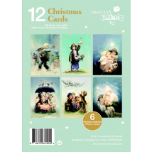 Pack 12 Christmas+ sobres  (12 x 17 cm). Serie "Pastores". CHPK 8.