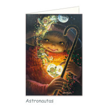 Tarjeta Christmas ASTRONAUTA