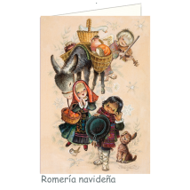 Tarjeta Christmas Romeria navideña