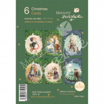 Christmas Ferrándiz, serie PAREJAS NAVIDEÑAS,  Pack 6 tarjetas nuevas Memory Ferrándiz, CHPK 38