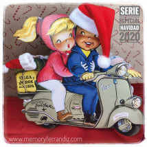 cuento Olga y Jorge en vespa. Especial Navidad