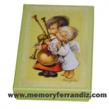 Estampas Comunión Ferrándiz -ANGELITOS CON GAITA- Memory Ferrándiz