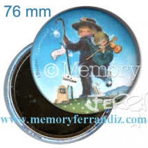 Iman nevera PEREGRINO CAMINO DE SANTIAGO  Memory Ferrándiz, 76 mm