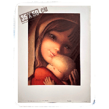 Lámina original "VIRGEN LÁGRIMA"