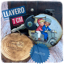 Llavero madera