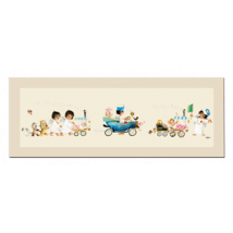 Mantel Camino de Mesa Bebe (150X40cm). Tipo Hule. PVC