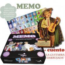 MEMO Ferrándiz  juego+ cuento troquelado "La Guitarra". Accesorio: guitarra  