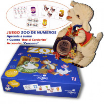 Juego de números. "Zoo de números" + CUENTO  "Bee el corderito".