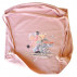 Bolsa algodón, Esquiadores, Memory Ferrándiz, Color rosa 