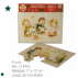 Christmas PUZZLE Ferrándiz, pack 2 tarjetas troqueladas forma puzzle