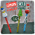 Lápices navideños