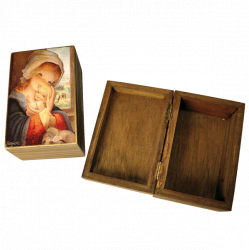 Caja de madera "Virgen ventana"