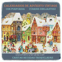 Calendario de adviento CASAS NEVADAS