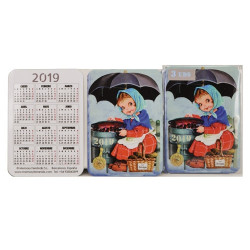 Calendarios Ferrándiz bolsillo CASTAÑERA 2019.  7x 9,5 cm, Memory Ferrándiz