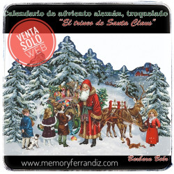 Calendario de adviento trineo santa claus