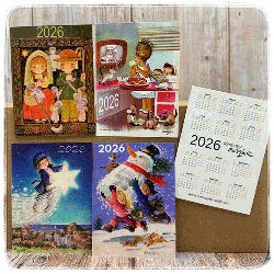 calendarios bolsillo 2026. Pack4 ud variados calendarios bolsillo 2026. Pack4 ud variados