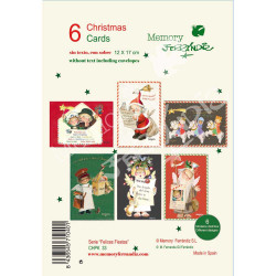 Christmas Ferrándiz, Serie FELICES FIESTAS Pack 6 unidades