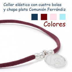 Collar elástico Comunión Ferrándiz, cuatro bolas