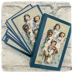 Estampas Comunión ANGELITOS CANTANDO