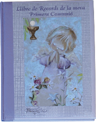 Llibre de Records de la meva Primera Comunió "Angelet pregant". OM. En catalán