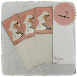 Puntos de libro NIÑA ROSA