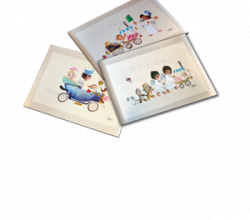 Mantel Individual "Bebé" (set de 3 unidades )(50X34cm). Tipo Hule. PVC