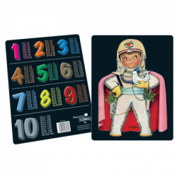 Tabla de multiplicar Ferrándiz, Astronauta, © Memory Ferrándiz
