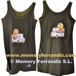 Vestido playero sin mangas Memory Ferrándiz -Biscuter