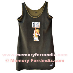 Vestido Hippy playero sin mangas Memory Ferrándiz -