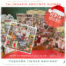 Calendario adviento TIENDA NAVIDAD Barbara Behr