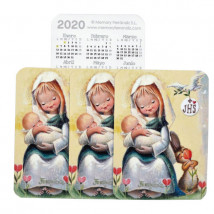 Calendario bolsillo Ferrándiz 2020 VIRGEN AMAPOLAS, pack 3 uds Ferrándiz