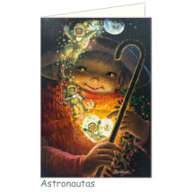 Tarjeta Christmas ASTRONAUTA