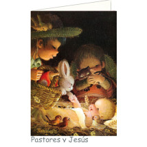 Pastores y Jesús. Ferrándiz