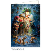 Tarjeta Christmas VILLANCICOS