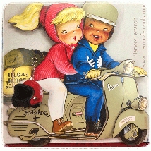 Cuento OLGA Y JORGE EN VESPA. Ferrándiz