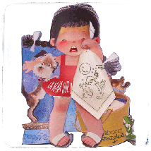 Cuento LA NIÑA QUE DEJÓ DE LLORAR. Accesorio: pañuelo con dibujo